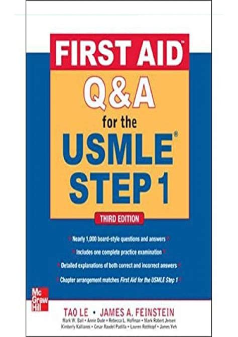 First Aid QandA for the USMLE Step 1 Third Edition First Aid USMLE PDF