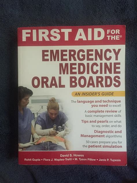 First Aid for the Emergency Medicine Oral Boards 1st Edition PDF