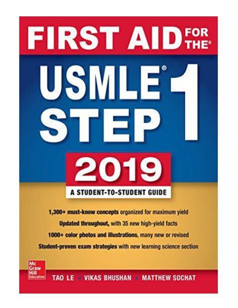 First Aid for the USMLE Step 1 2019 Twenty-ninth edition Reader