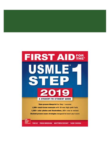 First Aid for the USMLE Step 1 2019 Twenty-ninth edition Kindle Editon