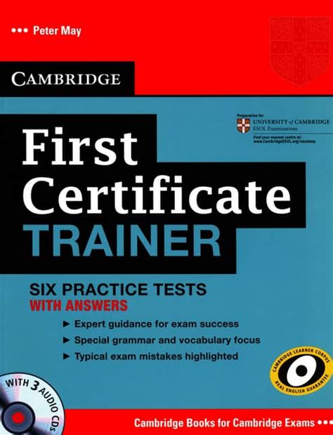 First Certificate Trainer Six Practice Tests Answers Kindle Editon