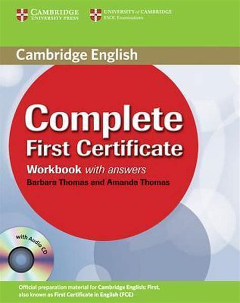 First Certificate Workbook With Answers Kindle Editon