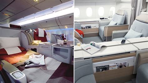 First Class and Business Class Indulgence: