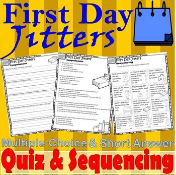 First Day Jitters Selection Test Answers Kindle Editon