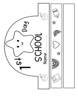 First Day Of Preschool Hat Free Printable