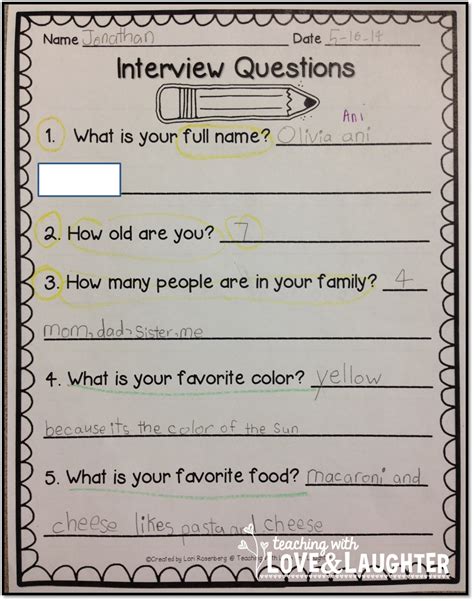 First Grade Interview Questions Answers Epub