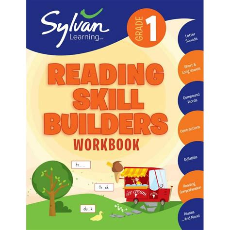 First Grade Reading Skill Builders Sylvan Workbooks Language arts Workbooks Kindle Editon