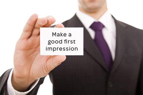 First Impressions Matter