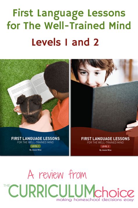 First Language Lessons for the Well-Trained Mind Audio Companion for Levels 1 and 2 Second Edition Reader