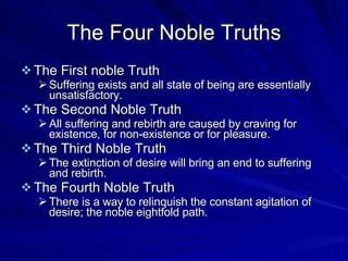 First Noble Truth: Suffering Exists: