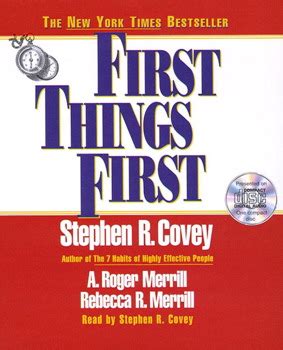 First Things First AUDIO BOOK - Stephen R. Covey Ebook Kindle Editon