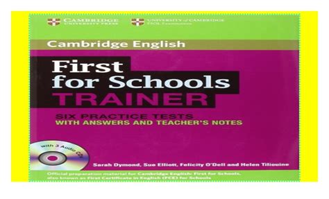 First Trainer Six Practice Tests with Answers with Audio Ebook Epub