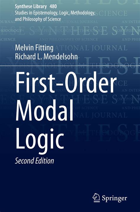 First-Order Modal Logic 1st Edition Kindle Editon
