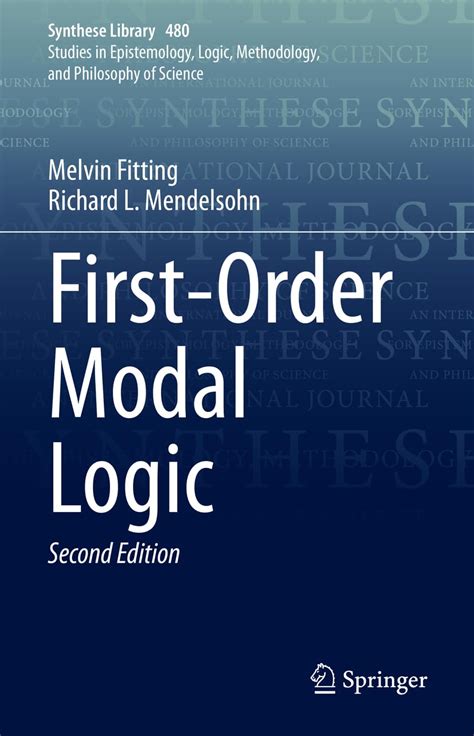 First-Order Modal Logic 1st Edition Kindle Editon