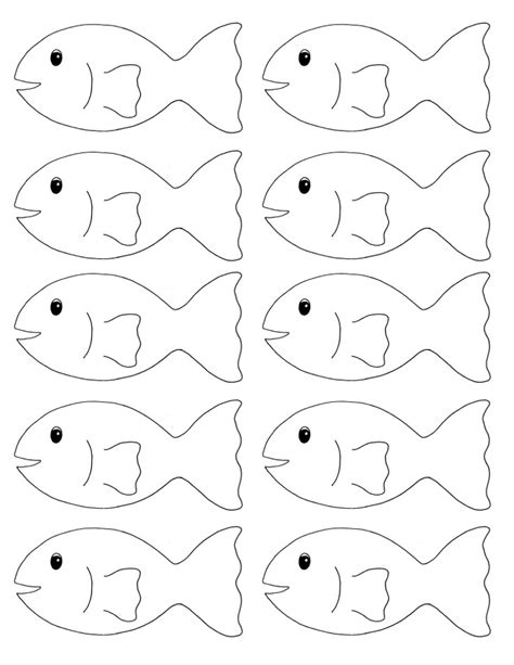 Fish Cutouts Printable