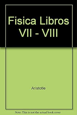 Fisica Libros VII VIII Spanish Edition Doc