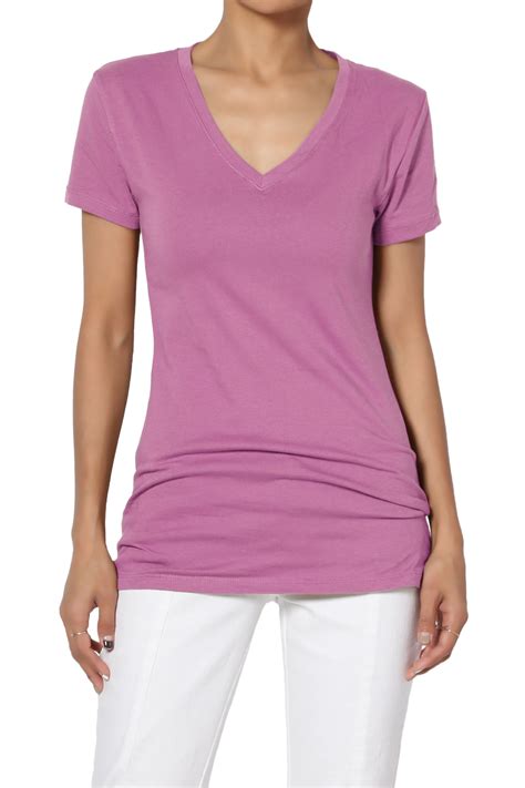 Fitted V-Neck T-Shirts: The Perfect Summer Essential for Ladies