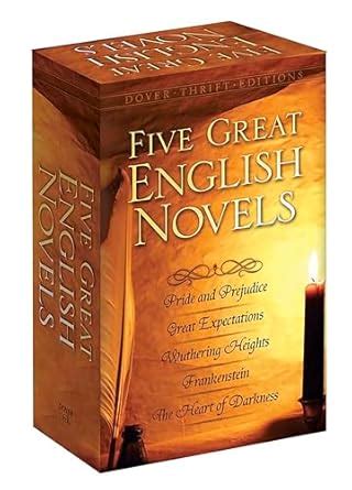 Five Great English Novels Boxed Set Dover Thrift Editions PDF