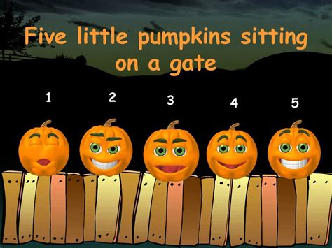 Five Little Pumpkins Sitting on a Gate: A Comprehensive Analysis