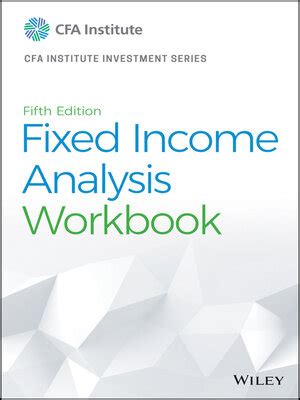 Fixed Income Analysis 2E (CFA) and Student Workbook Set PDF