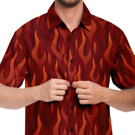 Flame Button Up Shirt: Igniting Style and Versatility