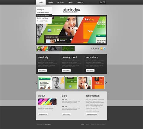 Flash Web Design Templates