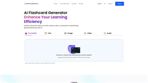 Flashcard AI Generator: 10,000+ Ideas to Automate Education