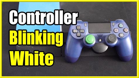 Flashing White PS4 Controller: A Comprehensive Guide