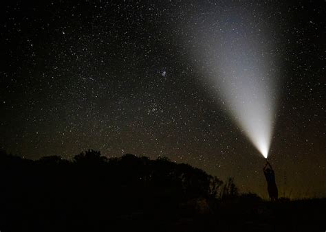 Flashlight Starfield: Capture the Night Sky with Just a Headlamp