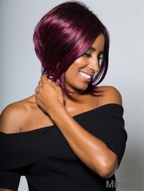 Flexibility Chin Length Straight Purple Bobs African American Wigs 2025: Your Essential Guide