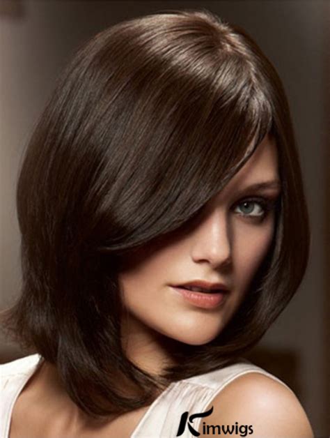 Flexibility Layered Straight Brown Long Wigs