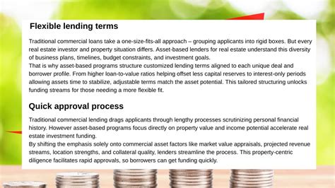 Flexible Lending Terms: