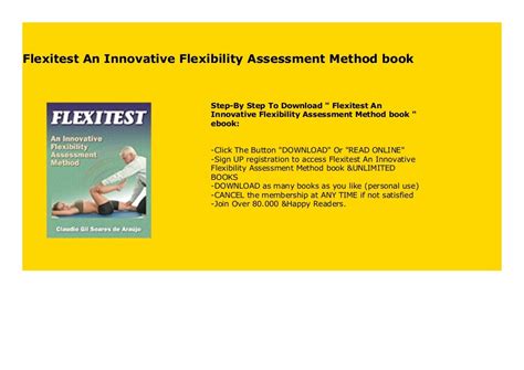 Flexitest An Innovative Flexibility Assessment Method Epub