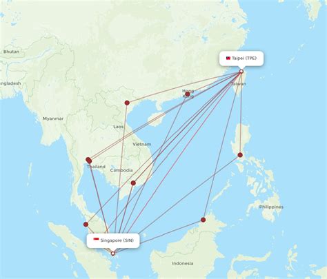 Flight Hours from Singapore to Taiwan in 2025: VS 4.5 Hours