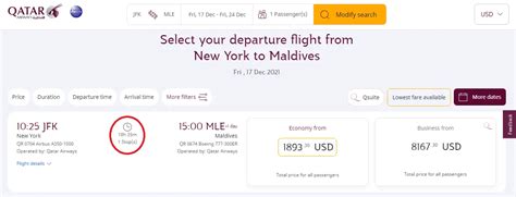 Flights to Maldives from NYC