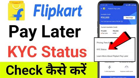 Flipkart Pay Later KYC Error