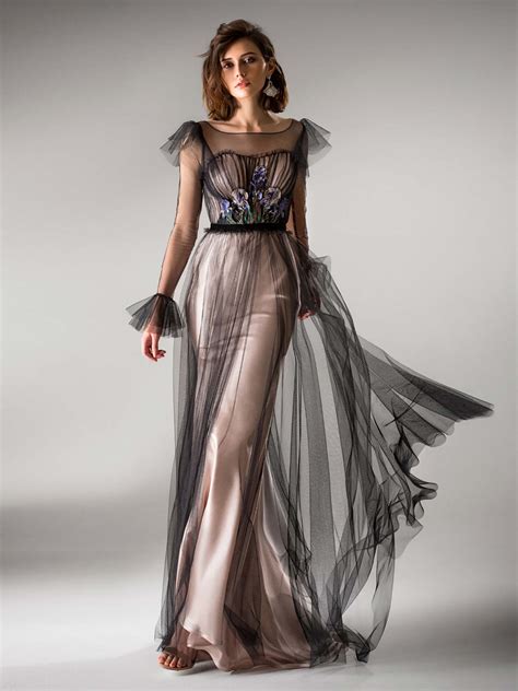 Floor-Length Evening Gown