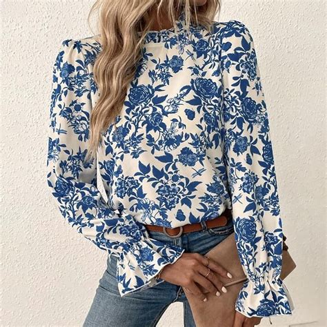 Floral Blue Shirt: A Style Statement for the Season