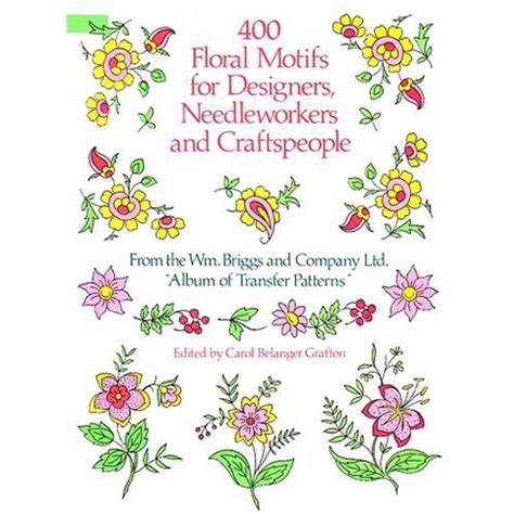Floral Designs and Motifs for Artists Needleworkers and Craftspeople Dover Pictorial Archive Kindle Editon