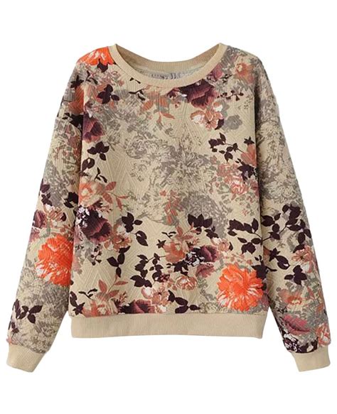 Floral Print Sweatshirts: A Timeless and Versatile Fashion Staple