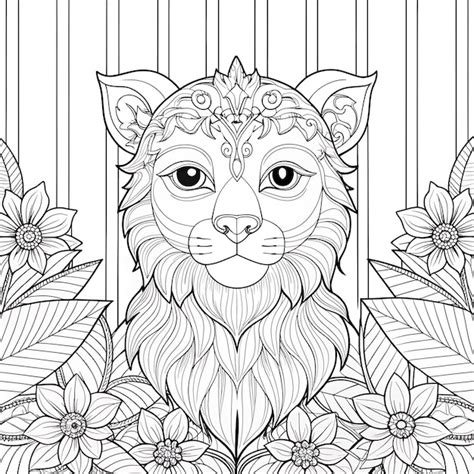 Floral and Rose Coloring Book for Adults Flower and animal Design for Relaxation and Mindfulness Doc