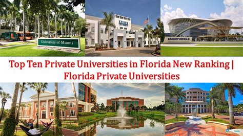 Florida's Private Universities and Colleges: A Comprehensive Overview