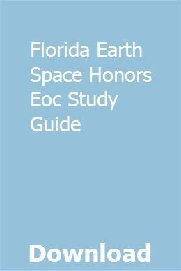 Florida Earth Space Honors Eoc Study Guide Ebook Kindle Editon