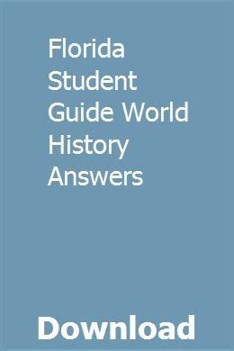 Florida Student Guide Us History Answers Ebook Doc
