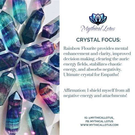 Flourite Crystals: The Rainbow of Healing