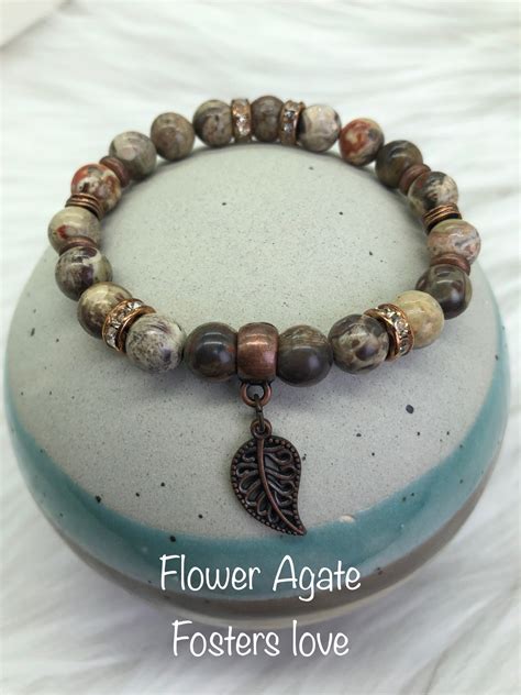 Flower Agate Bracelet: A Journey into Serenity and Harmony