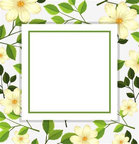 Flower Card Template