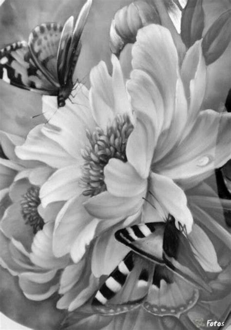 Flower Grayscale Coloring Book Vol 2 30 Unique Image Flower Grayscale for Adult Relaxation Meditation and Happiness Volume 2 Reader