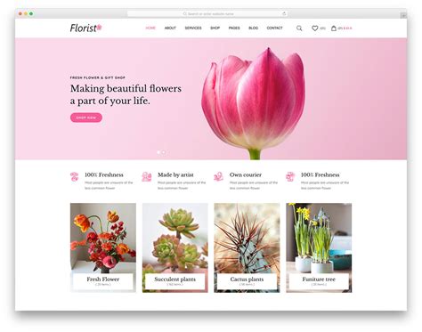 Flower Site Template