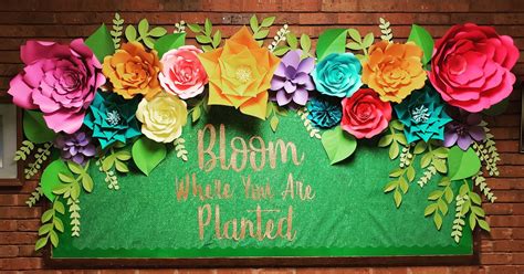 Flower Templates For Bulletin Boards